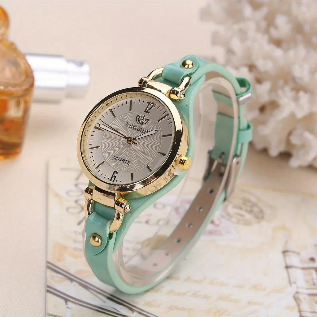 Leather Strap Watch Strap Fashion Quartz Watch Fancy Jewelry Sophisticated And Watch