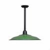 Green Enamel Rustic Lamp Waterproof Metal Cover Light Dustproof Retro Gooseneck Wall Sconce