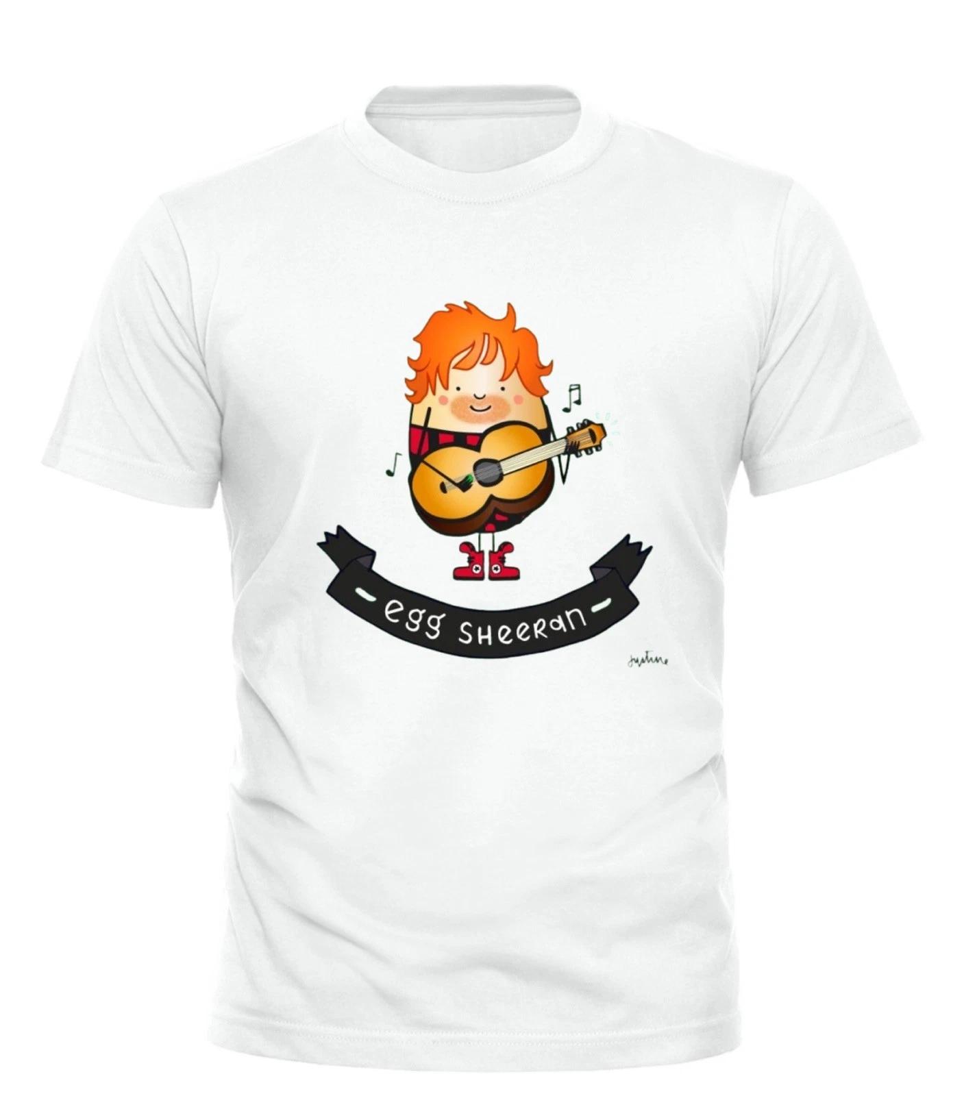 “Funny Egg Sheeran Cartoon – Parody of Ed Sheeran – Quirky Gift for Music Lovers S