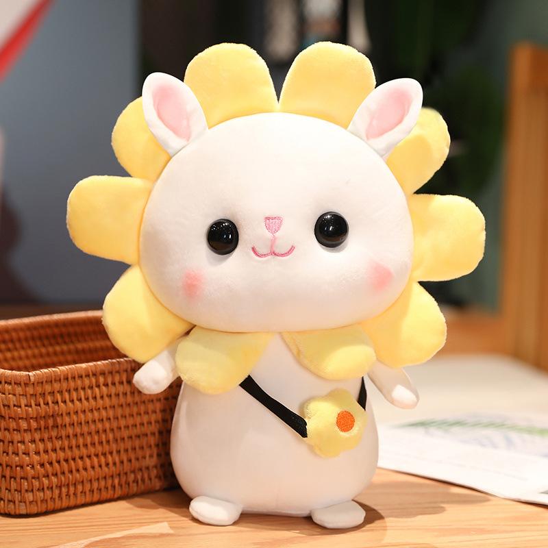 Manufacturer Wholesale Sun Rabbit Baby Plush Toy Doll Turned Into Rabbit Doll Children'S Gift Cute Creative Rabbit
