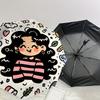 Rainbow Dreams: Cute Cartoon Character Umbrella Auto-Open/Close, Lightweight & Durable, Ideal Travel Accessory and Gift 154