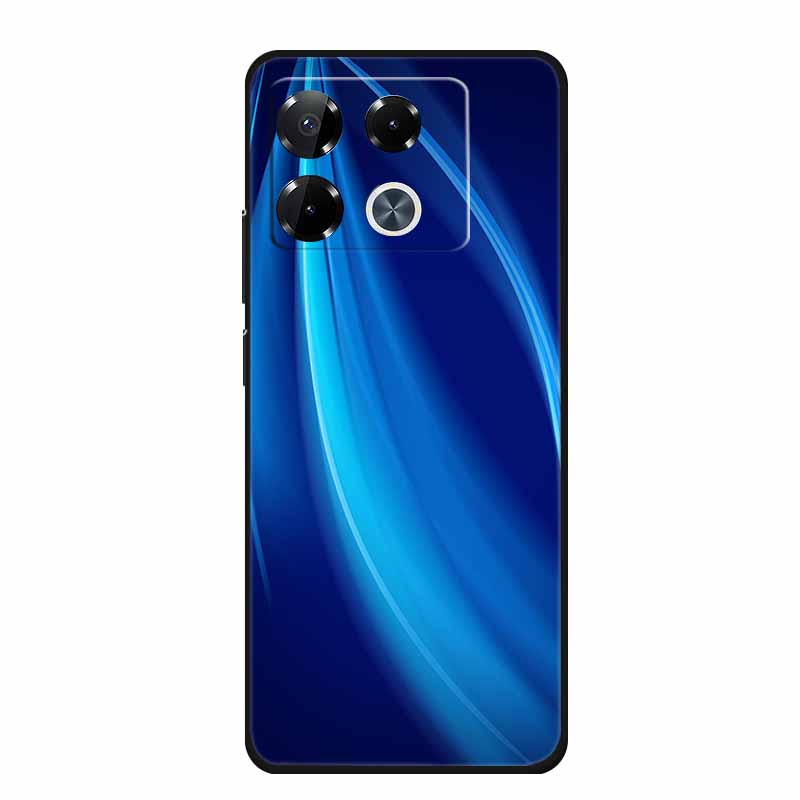 For Infinix Note 40 Pro Case Note40 Pro Plus Phone Cover Black Silicone Soft Case For Infinix Note 40 Pro Plus Back Cover Case