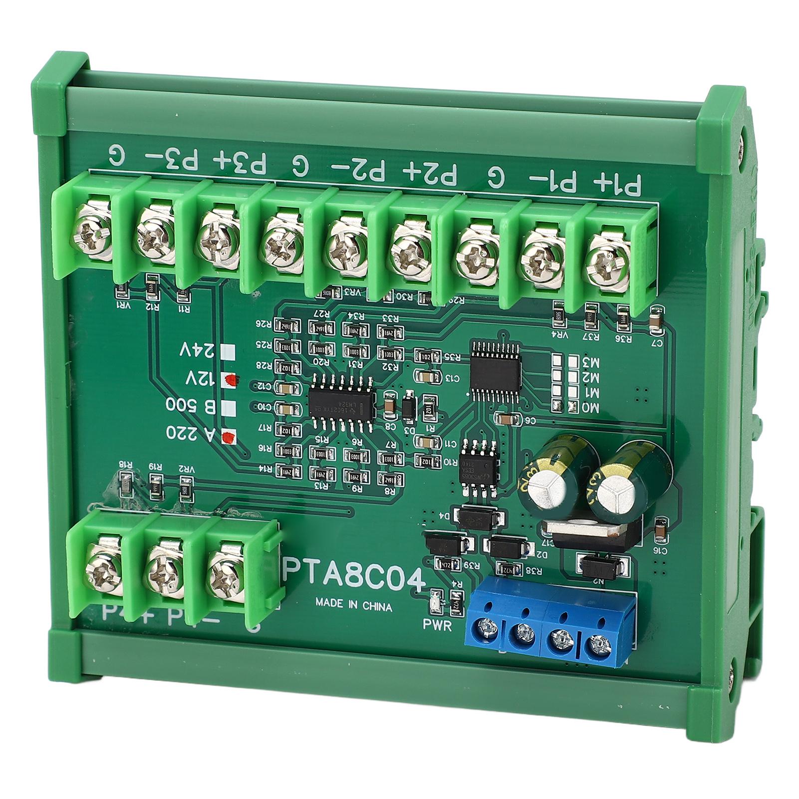 

Temperature Sensor Module Resistance Collection PT100 RTD RS485 with Guide Rail Housing A220( 40 celsius to +220