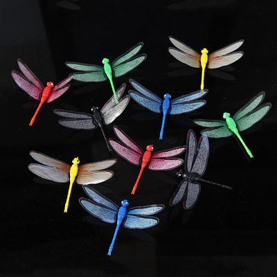 Aimant Libellule Fluorescent 8,5 cm pour Arrangements Floraux et Décoration de Jardin