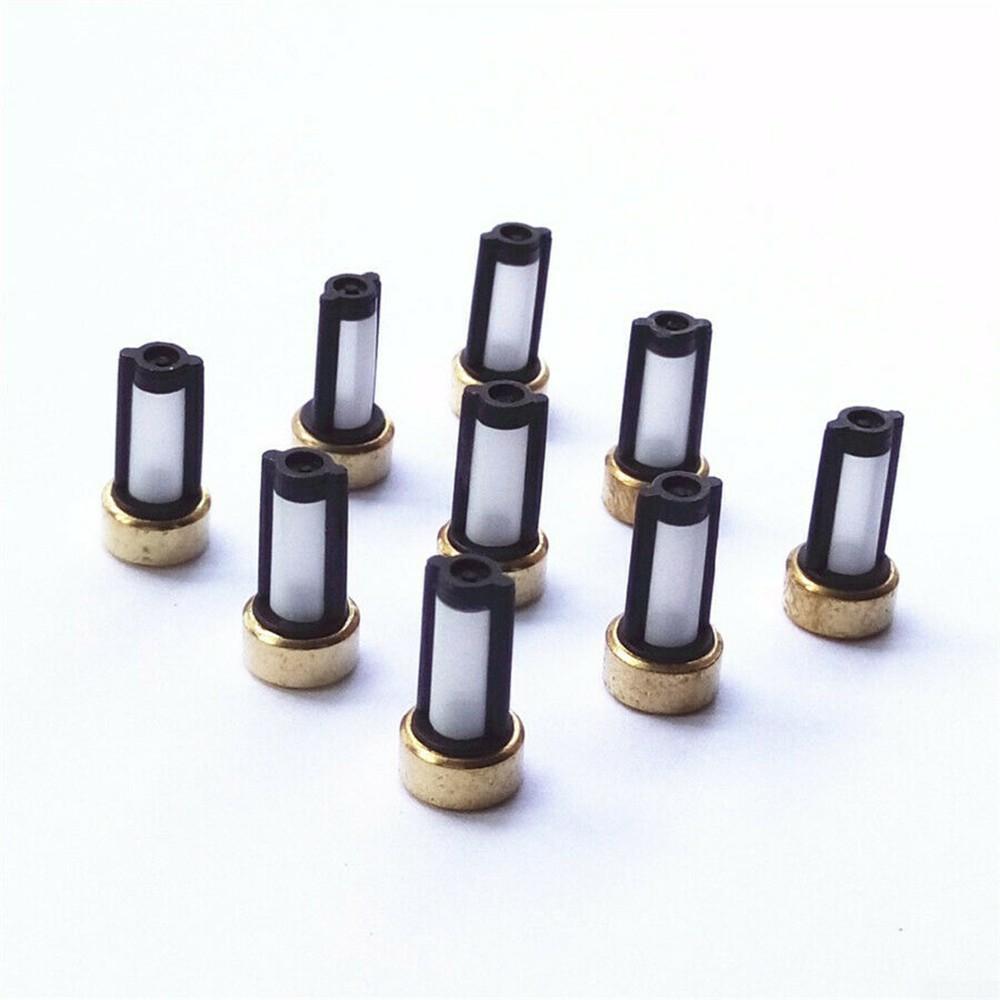 50Pcs Universal Fuel Injector Basket Filters High-Quality Material, Precision Filtration