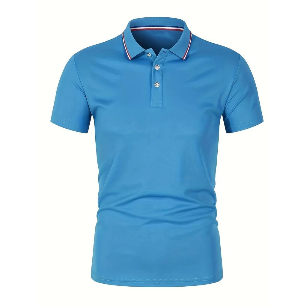 STORN Hot Sale Men's Summer Casual Breathable Comfortable Polo Shirt Men's Solid Color High Quality Short Sleeve T-Shirt
