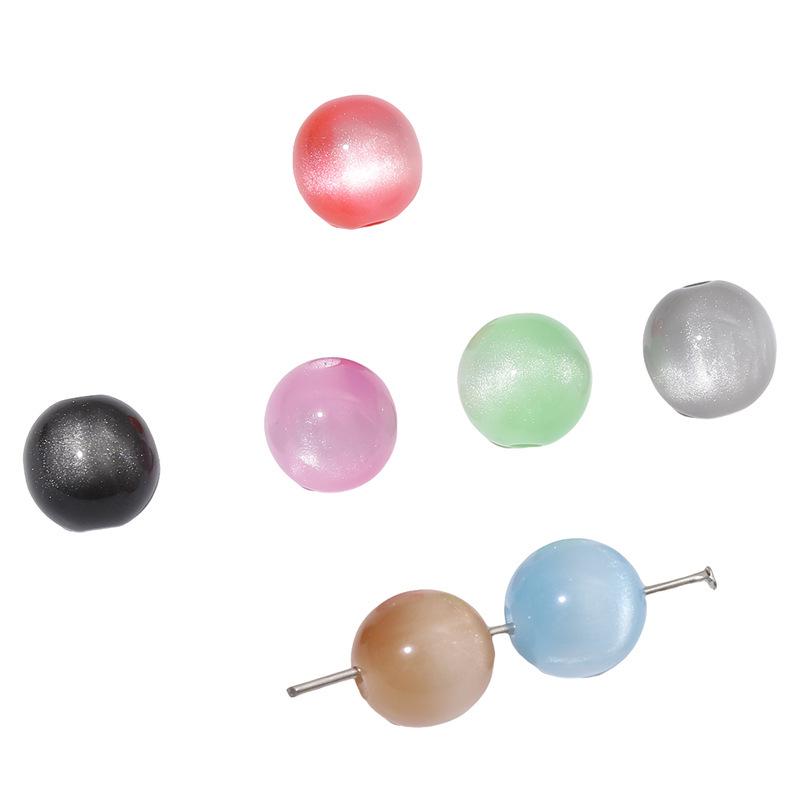 8/10/12mm Cat's Eye Resin Beads for DIY Jewelry Making - Loose Beads for Bracelets & Necklaces