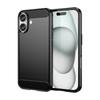 For iPhone 16 Case For Apple iPhone 16 Pro Max Cover Bumper Shockproof Silicone TPU Protective Phone Black Cover For iPhone 16