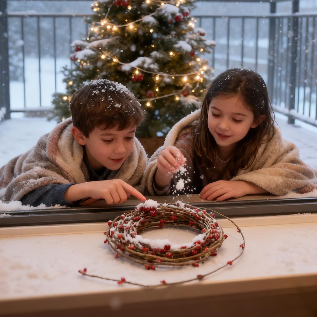 Červený bobulový girlanda pro vánoční nebo podzimní tvoření, venkovní dekorace, domácí dekorace