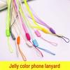 PVC Candy Color Phone Lanyard: Long Jelly Rope Badge, Keychain, Document/ID Neck Strap for Mobile Accessories