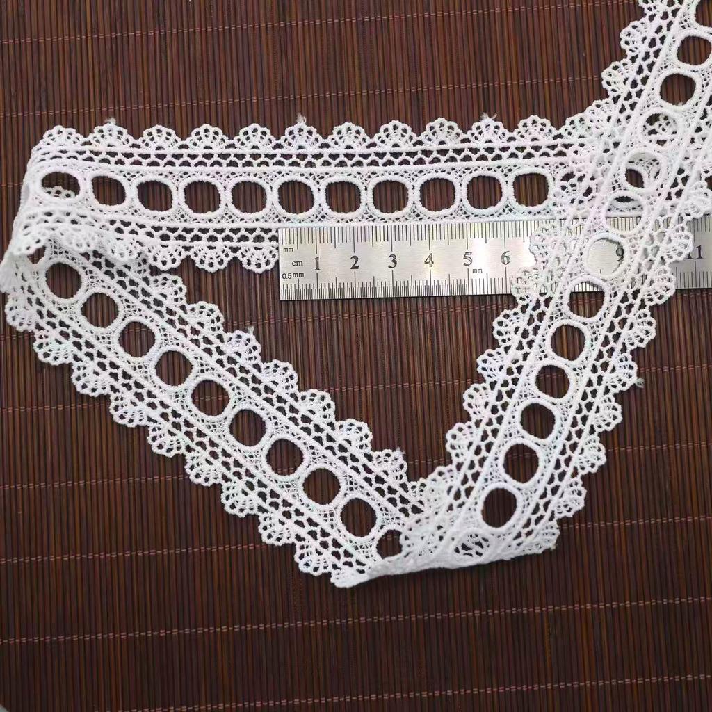 New Wearable Ribbon Hollow Water-Soluble Embroidery Lace Barcode, Clothing Decoration Ingredients Lace Lace Accessories