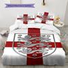 England National Football Team Pattern Bedding,Quilt Set Quilt Cover Pillowcase Home Birthday Gift(1 * duvet cover + 2 * pillowcase, without core)