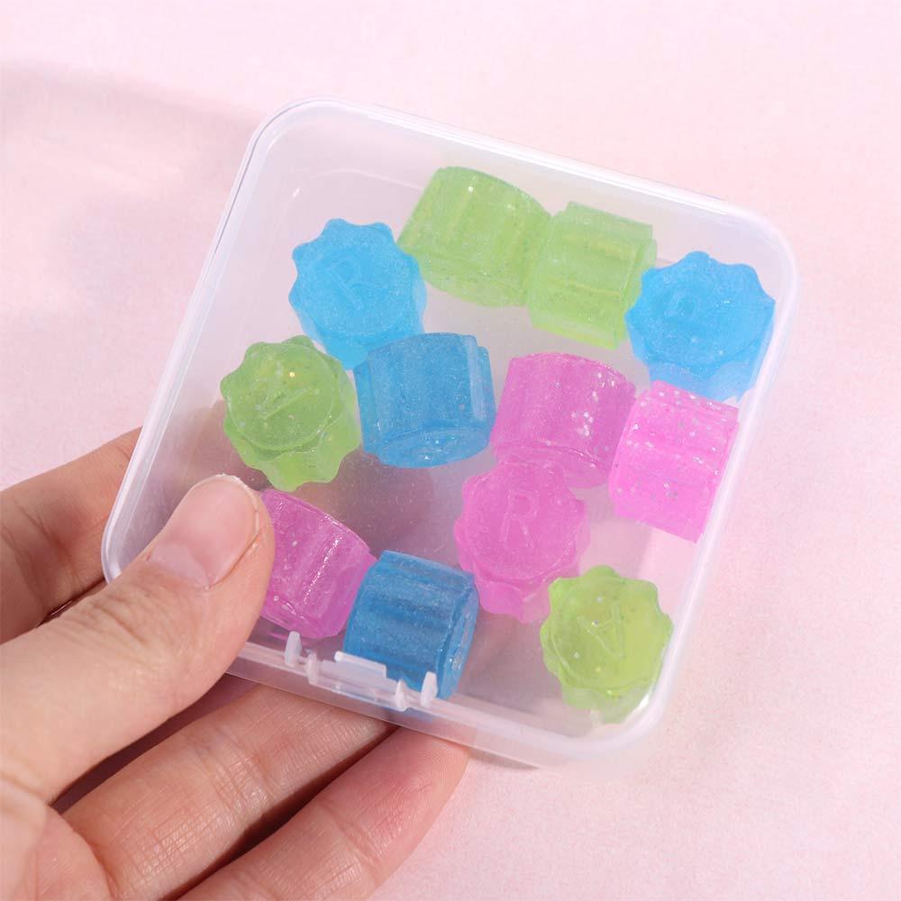 12pcs/set Double-Colors Traditional Play Game 6 Sided Playing Stones Toy  Play Home