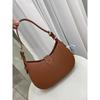 New High-end Light Luxury Cowhide Leather Lock Armpit Dumpling Bag Handbag Shoulder Bag Women's Bag