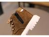 Children's Martin Boots - Autumn/Winter British Style Leather Ankle Boots for Boys and Girls (Sizes 3-6)