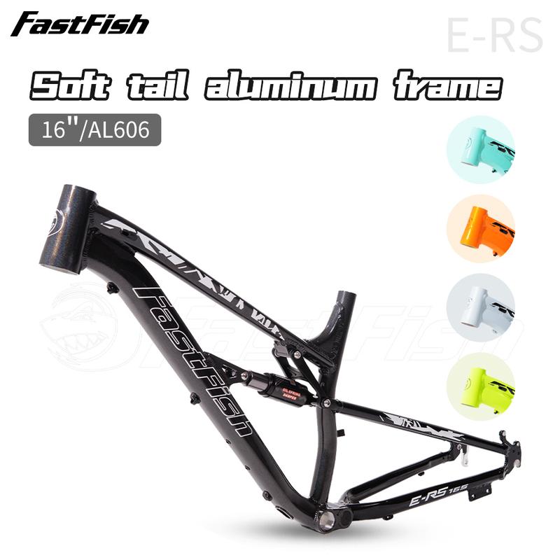 2024 XC Full Suspension MTB Bike Frame 26 27.5 16inch 27.5er Aluminum Alloy Downhill Enduro Mountain Bike Shock Absorber