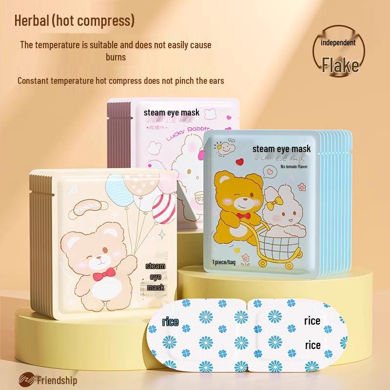 Beheizte Damp-Augenmaske für Schlaf und Müdigkeitslinderung