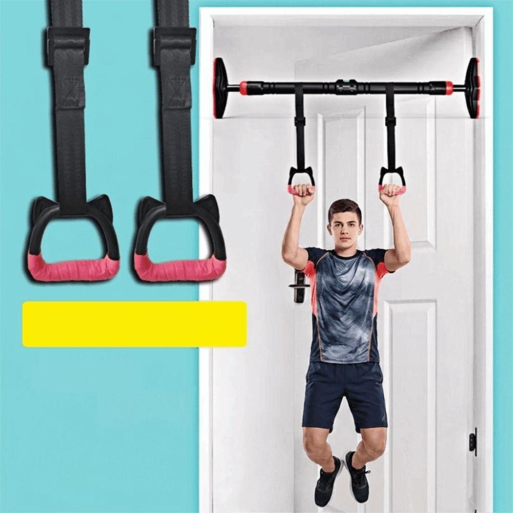 Strength Training Kids Gym Rings Non-Slip Pull Up Rings Fitness Equipment Exercise Rings For Home