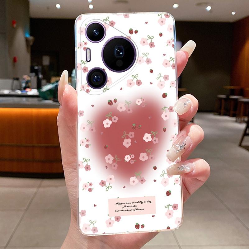 

Чохол для телефону Huawei Pura 70 Pro+ 70pro Метелик Захисний корпус Huawei Pura 70 Pro Plus Прозорий м який силіконовий TPU чохол Huawei Pura 70 Pro+