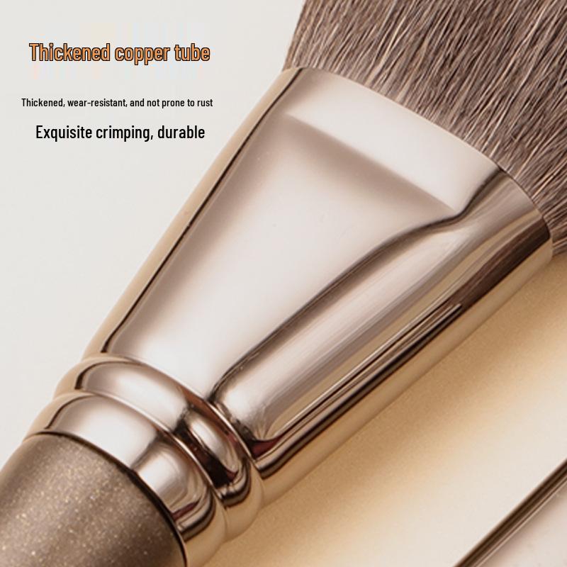 Natural Animal Hair Makeup Brush Set - Full Collection