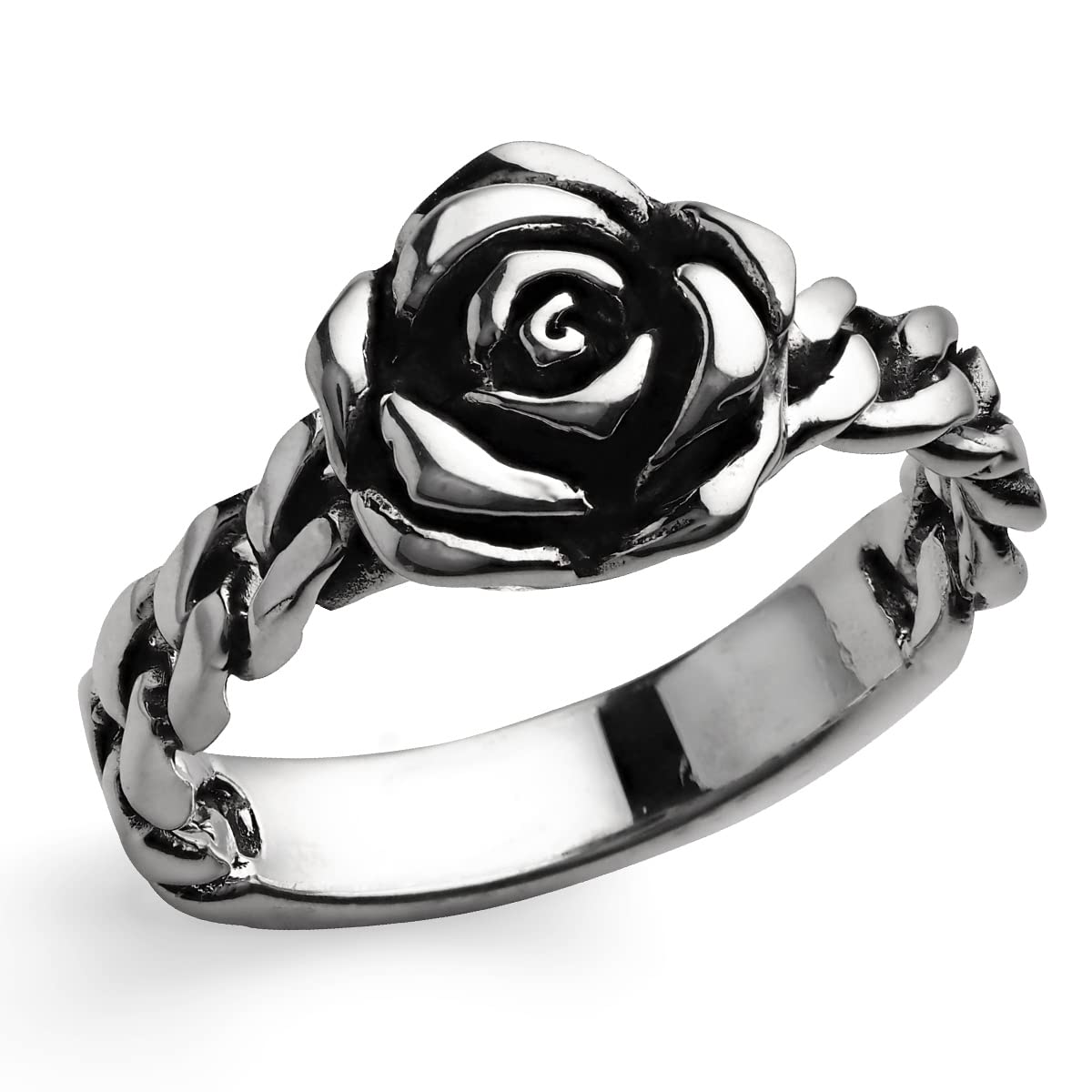 

Silver Size [Brand Name 2PIECES] Ring, Rose, Accessory, 13, r0868-13