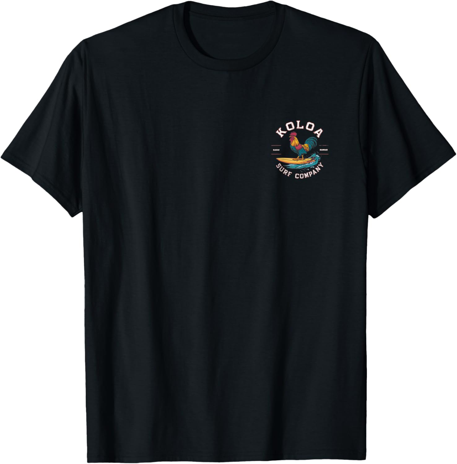 Koloa Surfing Rooster Graphic T-Shirt S разноцветный