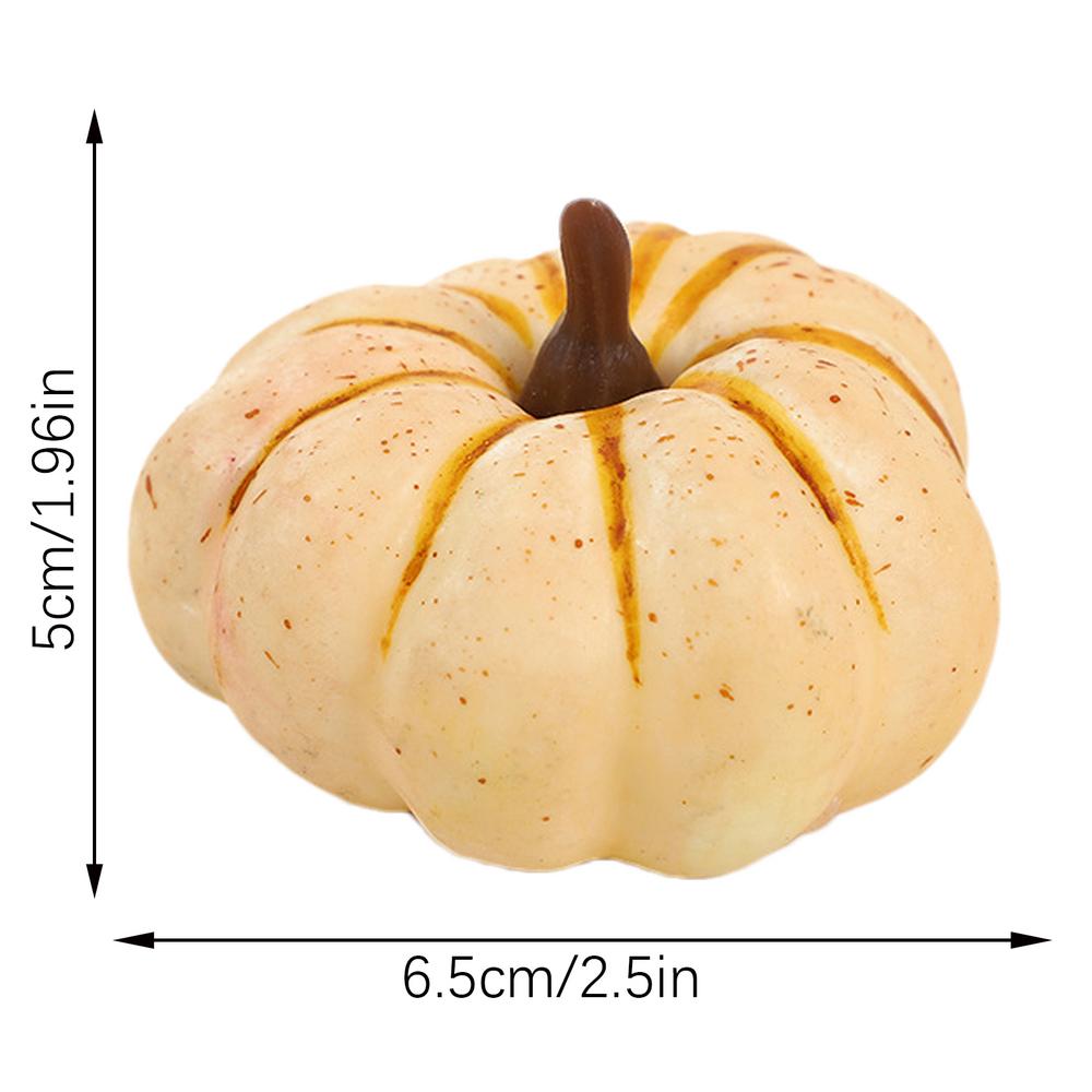 Halloween Artificial Pumpkin Decoration Foam Simulation Fake Mini Pumpkin Halloween Party Decoration For Home Craft Supplies