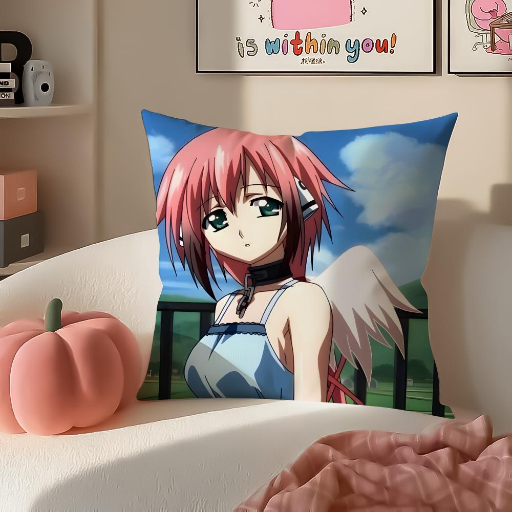 

SSora no OOtoshimono Cushion Cover Pillowcase Short Plush Invisible zipper Room Sofa Cushion Cover 30X30cm