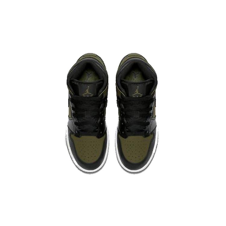 Jordan 1 Retro Mid GS Tela Oliva 554725-301