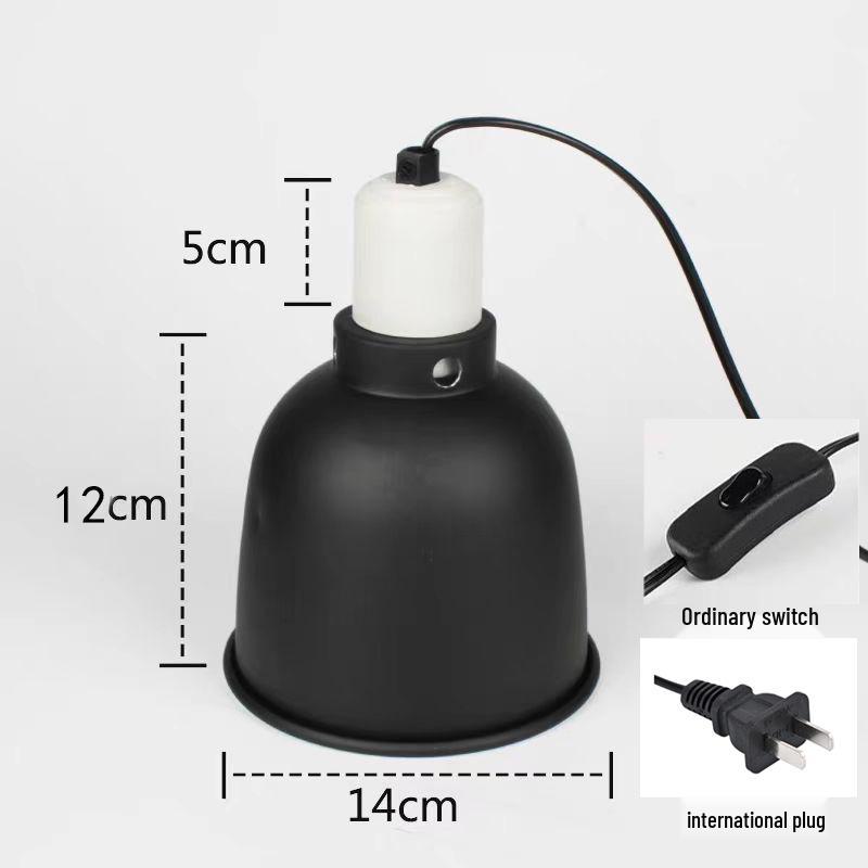 Turtle Basking Reptile Lamp: Adjustable Heat-Resistant Sun Lamp Cover with Focused Light and Heat Control