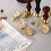 Wax Seal Copper Head Curlicue Vintage 26 Letters DIY Scrapbooking Vintage Wax Sealing Stamp Invitation/Envelop Gift