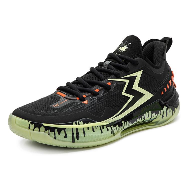 New 361° BIG3 5.0 Quick PRO Basketball Shoes Men's Low Top Obsidian Black/Safety Orange 672441119-3