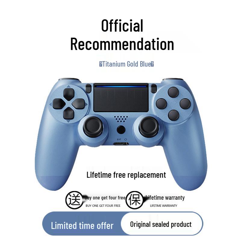 Compatible Wireless Bluetooth Controller for PS4 Pro, PC, Steam, iOS, and Mobile Devices
