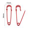 10pcs/lot Bright Color Safety Pins Metal Iron Brooch Pins Base Setting For Jewelry Making DIY Crafts Brooch Decoration Supplies