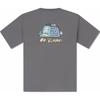 Converse T Shirts Men's Gray Crew Neck Moderate Straight Fit 10027229-A03