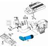 Tubo Mangueira Duto de Entrada de Ar 2710900982 2710900682 Compatível com Mercedes Benz W204 C250 M271 2012-2015
