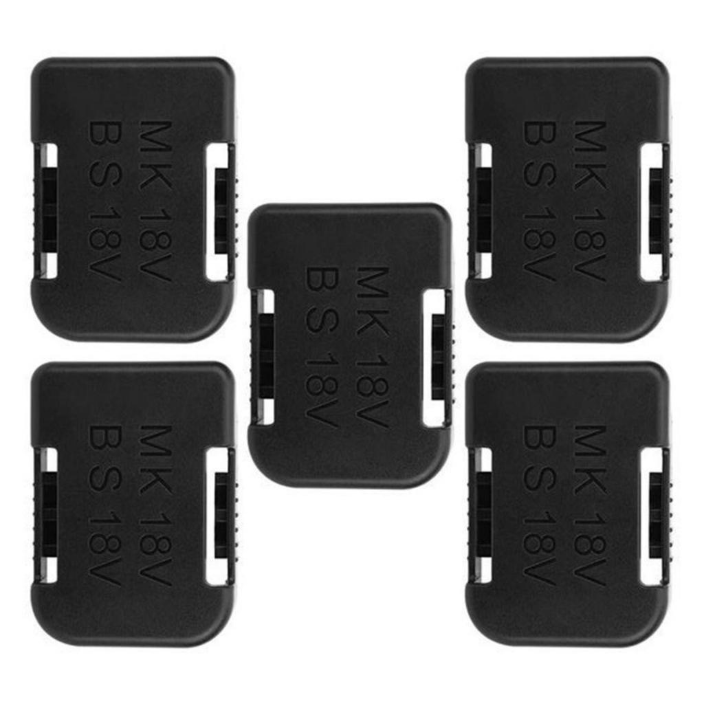 Tool Battery Storage Organizers Rack For 14.4V 18V Lithium Batteries Impact Resistant Mounting Bracket Easy Installation