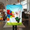 Peter Griffin Printed Flannel Blanket, soft throw for bedroom sofa, washable, fan merchandise, great gift.