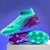 Nuevas Botas de Fútbol para Hombre Adulto Entrenamiento Deporte Zapatos de Fútbol Tacos Niños Exterior Tacos Largos Antideslizante Transpirable Partido Cómodo