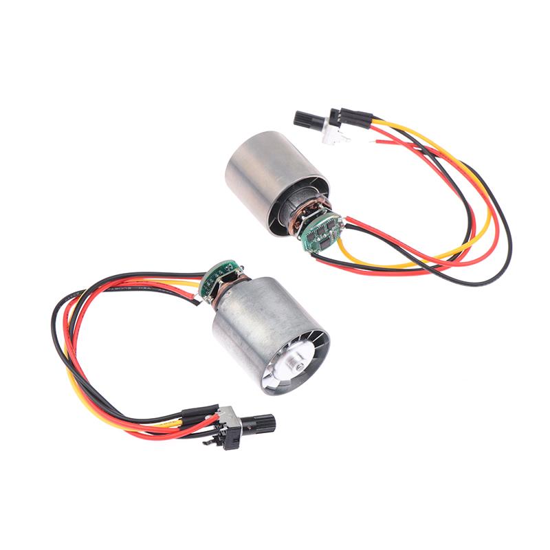 Dc 9/12/24V 5A 3.5A Mini Brushless Motor 100000Rpm High-Speed Cnc Aluminum Alloy Impeller Ducted Fan Stepless Speed Regulation