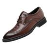 2024 Newly Men's Quality Crocodile Patent Leather Shoes Black Wedding Shoes Size 38-48 Brogues Leather Soft Man Dress Shoes