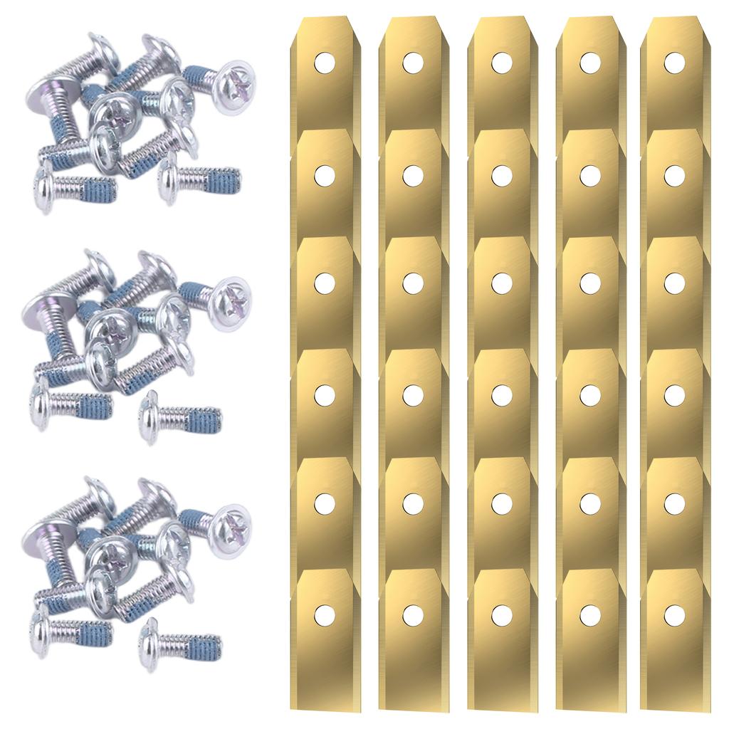 30Pcs Grass Trimmer Blade Stainless Steel Lawn Mower Cutting Blades Kit Replacement for Segway Navimow Smart Lawnmower Accessory