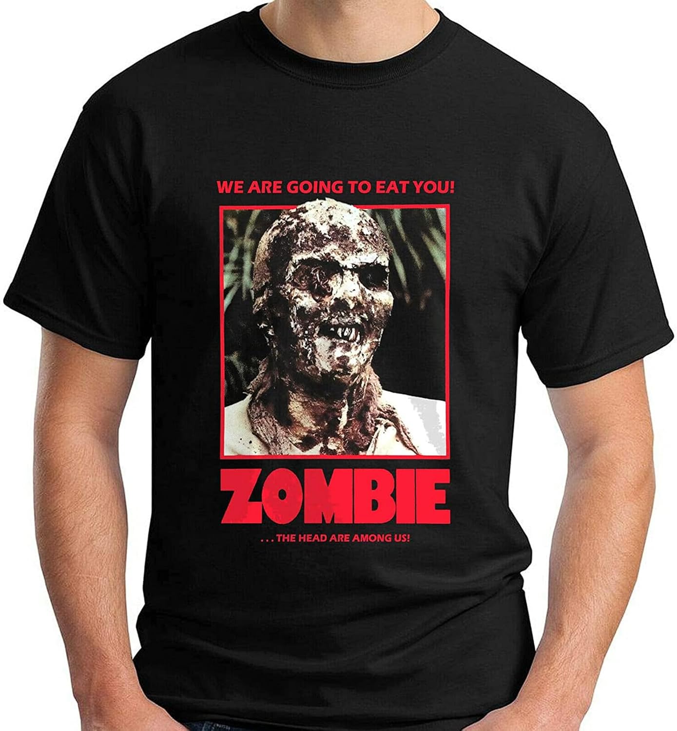 Lucio Fulci S Zombie Horror Movie Show Black Mens Men T Shirt XL чёрный