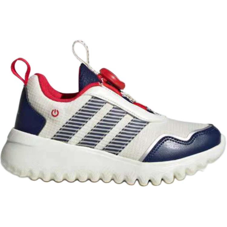 Adidas Activeflex 4.0 Boa Trendy Sports Non-Slip Durable Low-Top Casual Shoes Kids Casual Shoes Han-Jade-White Deep-Blue Gem-Red JS3090