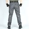 Men's Solid Color Camouflage Multi-Pocket Cargo Pants Men's Outdoor Rip Resistant Cargo Pants