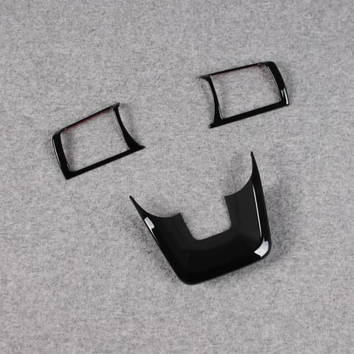 RUIQ Nissan New Serena C28 Series Interior Steering Garnish Handle Frame Interior Designed for Nissan Serena (Piano Black)