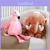 Adorable Long-nosed Elephant And Flamingo Plush Backpack For Kids Outings And Snacks