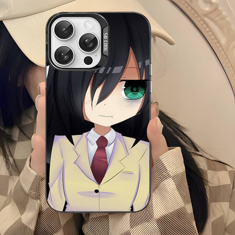 Watamote K-Kuroki T-Tomoko Phone Case For IPhone 17 16 15 14 13 12 11 Pro Max Color Black Matte Cover
