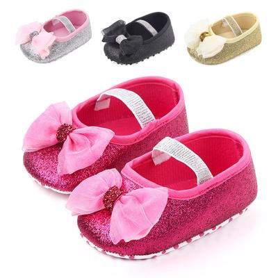 Herbst Baby Mädchen Anti-Slip Casual Wanderschuhe Bowknot Turnschuhe Weichen Sohlen Erste Wanderer