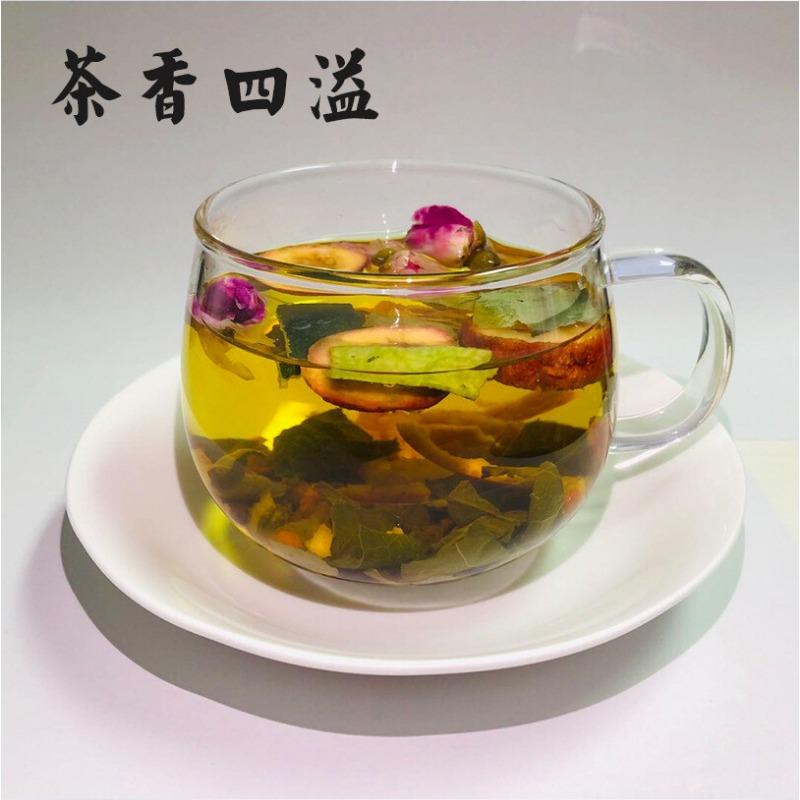 Wax Gourd Lotus Tea - Lemon Cassia Seed Hawthorn Rose Petals Herbal Blend